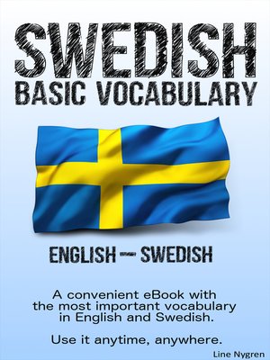 cover image of Basic Vocabulary English--Swedish